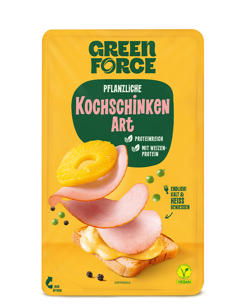Pflanzlicher Kochschinken